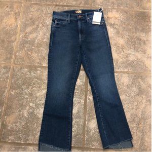 Mother The Insider crop Step Fray jeans Streets Ar